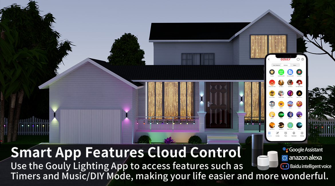 led outdoor wall lights